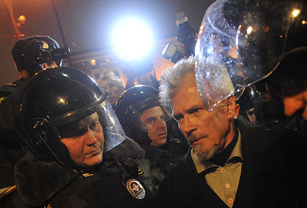 Задержание Эдуарда Лимонова на Триумфальной площади, 31 октября 2012 года