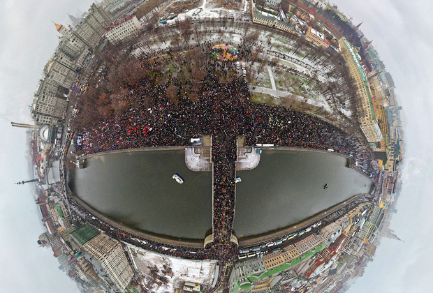 Панорама митинга на Болотной площади